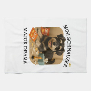Mini Schnauzer Dog Lovers Tea Towel