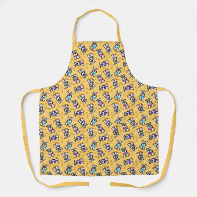 Mini Schnauzer Sunshine Apron (Front)