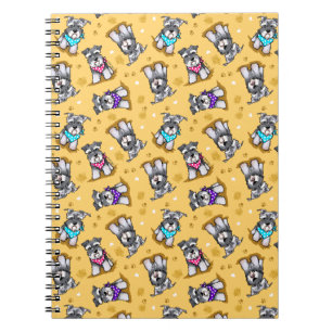 Mini Schnauzer Sunshine KiniArt Notebook