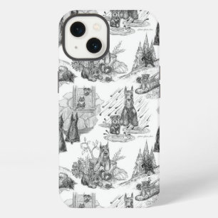 MINI SCHNAUZER Terrier Black Toile iPhone 13 Case