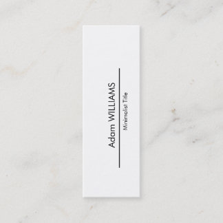 Mini simple Minimalist Business Card