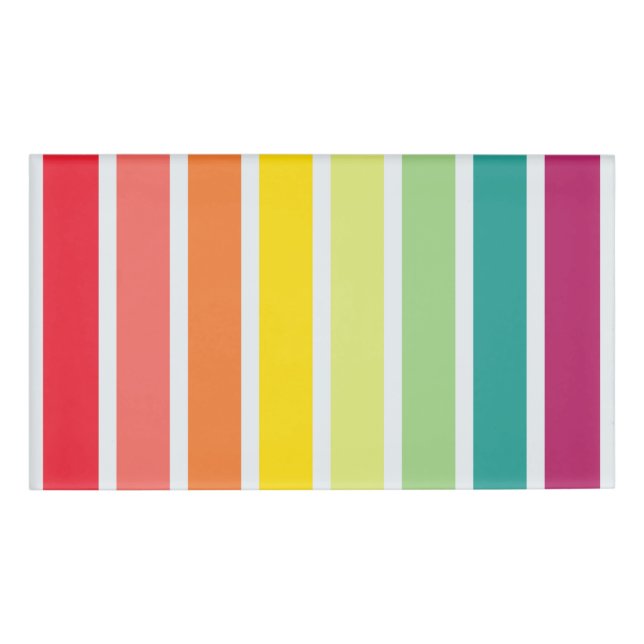 Mini Spectrum Name Tag (Front)