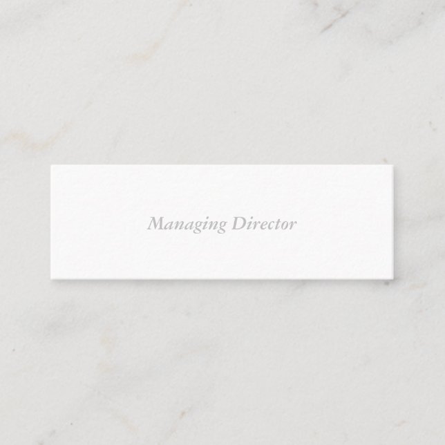 mini standard matte mini business card (Front)