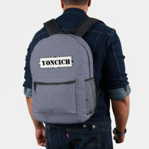 Mini Stone Tiles by Kenneth Yoncich Printed Backpack