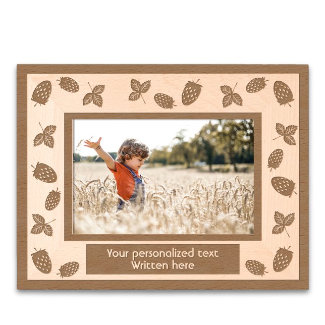 Mini Strawberries Personalised  Etched Frames (Creator Uploaded)