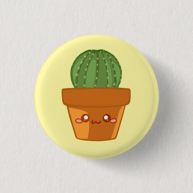 Mini Succulent Arrangement 3 Cm Round Badge (Front)