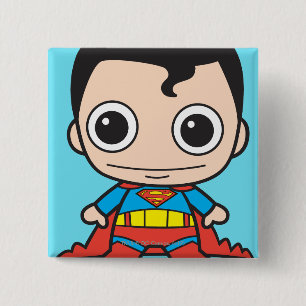 Mini Superman 15 Cm Square Badge