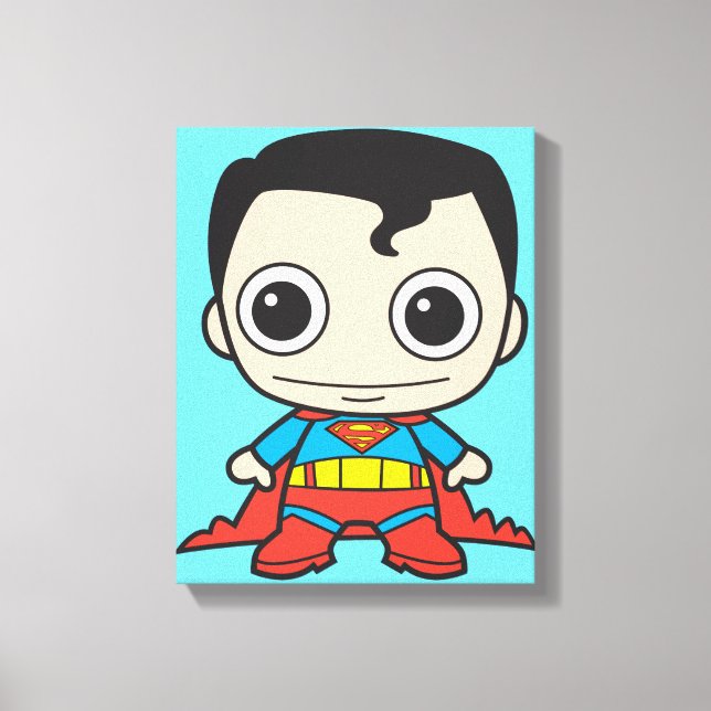 Mini Superman Canvas Print (Front)