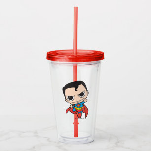 Mini Superman Flying Acrylic Tumbler