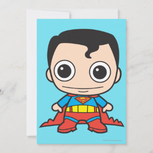 Mini Superman Invitation