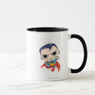 Mini Superman Sketch - Flying Mug