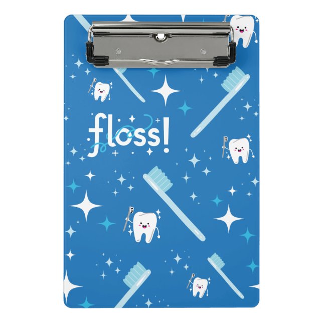 Mini tooth clipboard, Gift for Dental Hygienist Clipboard (Front)