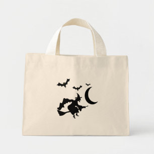 Mini Tote Bag - Flying Witch