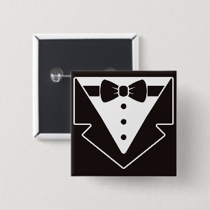 Mini Tuxedo Fun Button