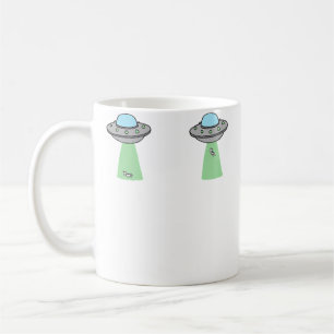 Mini Ufo Cow Abduction (2 Pack) Coffee Mug
