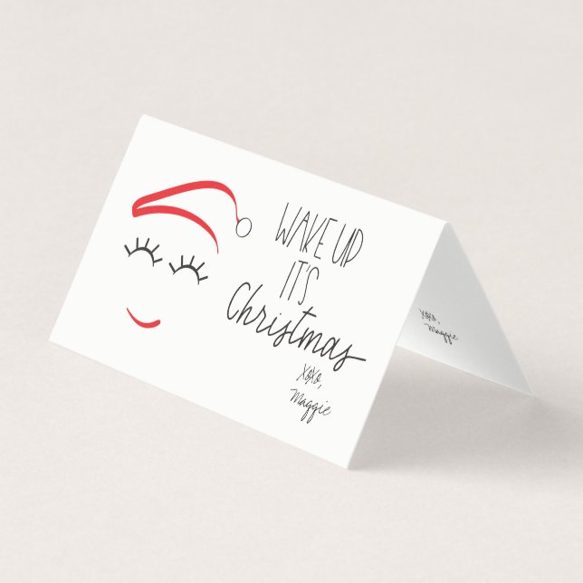 MINI -Wake Up It's Christmas" Lashes (Front)