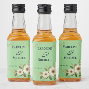 Mini Wedding Party  Liquor Bottle Label