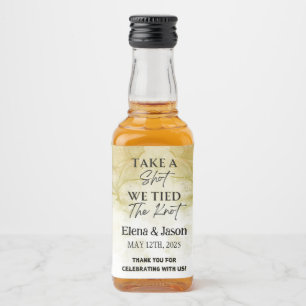 Mini Whiskey Botlle Label - Liquor Label - Wedding