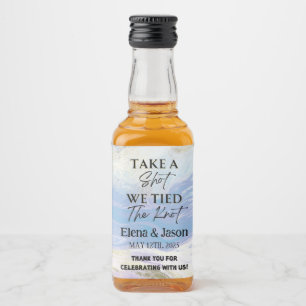 Mini Whiskey Botlle Label - Liquor Label - Wedding