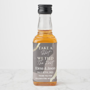 Mini Whiskey Botlle Label - Liquor Label - Wedding