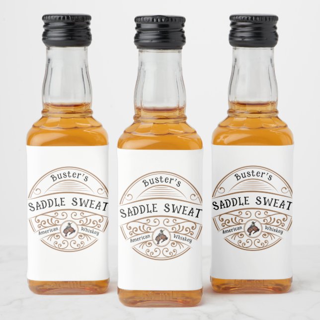 Mini Whiskey Bottle Labels (Bottles)