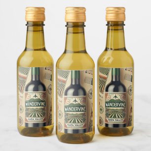 Mini Wine Bottle Labels (2" x 3")