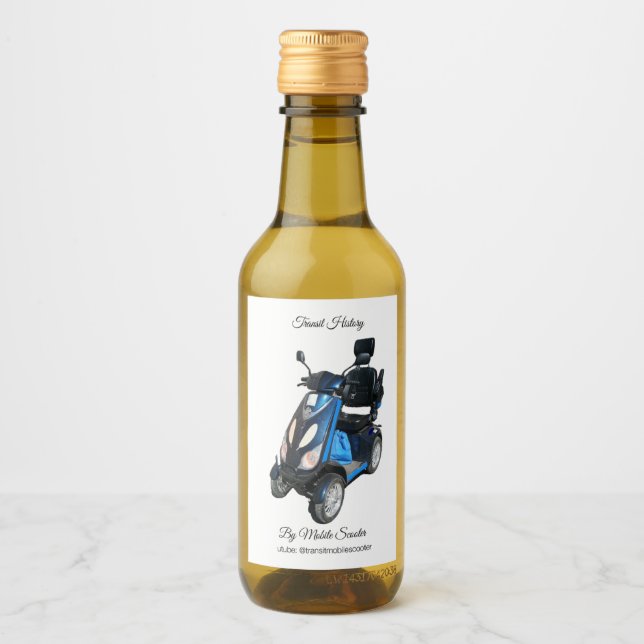 Mini Wine Bottle Labels (5.1 cm x 7.6 cm) (Front)