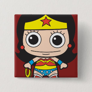 Mini Wonder Woman 15 Cm Square Badge