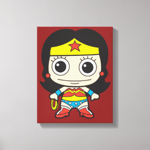 Mini Wonder Woman Canvas Print