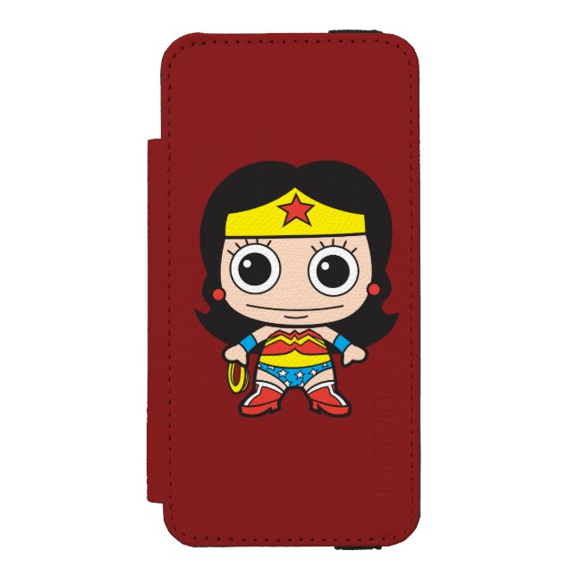 Mini Wonder Woman Incipio iPhone Wallet Case (Folio Front)
