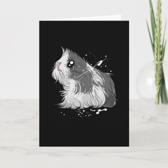 Mini Yak Guinea Pig Card (Front)