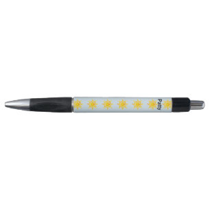 Mini Yellow Suns Personalised Pen