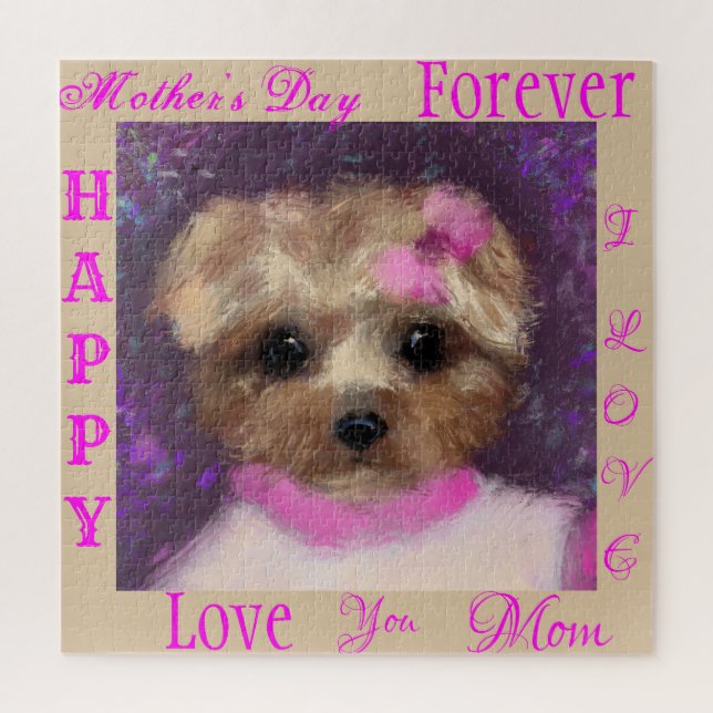 MINI YORKIE POO   JIGSAW PUZZLE (Vertical)