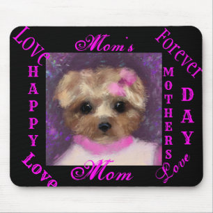 MINI YORKIE POO MOUSE PAD