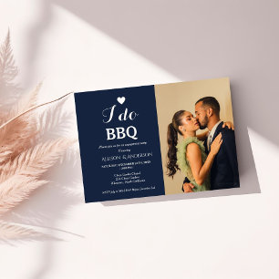 Miniamlist script i do bbq engagement party invitation