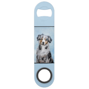 Miniature American Shepherd Painting - Dog Art