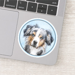 Miniature American Shepherd Painting - Dog Art