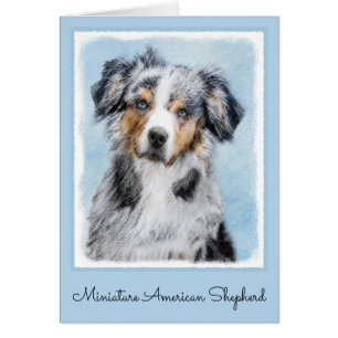 Miniature American Shepherd Painting - Dog Art
