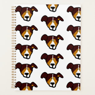 Miniature American Shepherd Red Tri Cartoon Planner