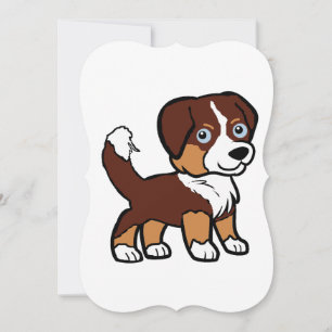 Miniature American Shepherd Red Tri with Tail card