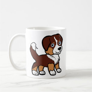 Miniature American Shepherd Red Tri with Tail Coffee Mug