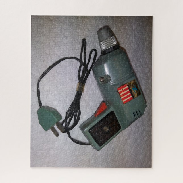 Miniature Antique PowerMite Drill Puzzle (Vertical)