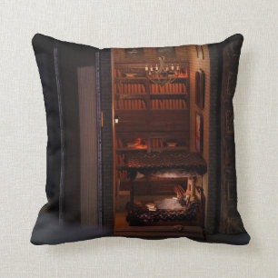 Miniature book nook diorama - reading in bed cushion