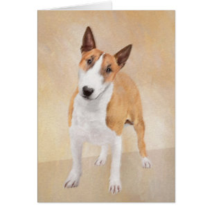 Miniature Bull Terrier Painting - Cute Original Do