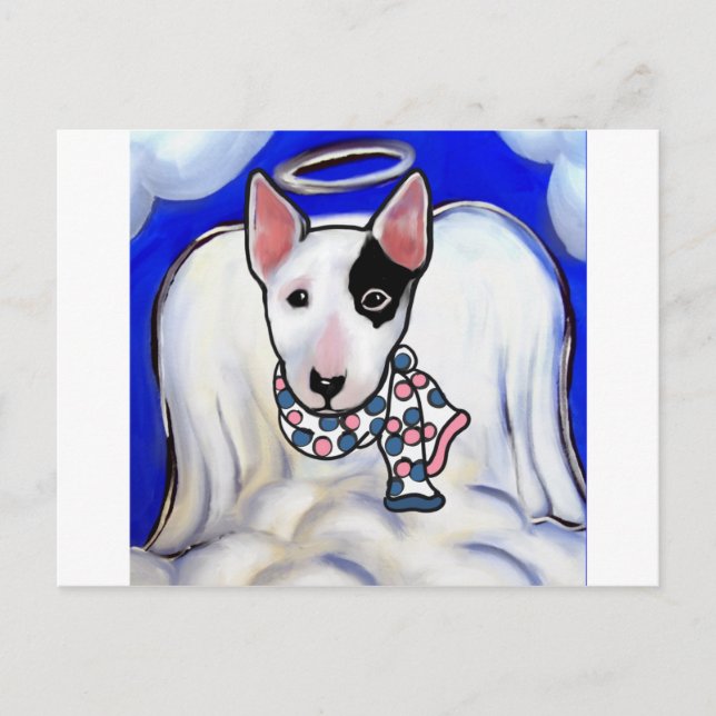 Miniature Bull Terrier Postcard (Front)