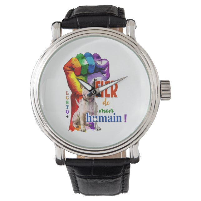 Miniature Bullterrier dog Watch (Front)