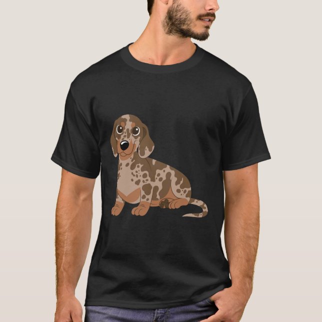 Miniature Dachshund Dapple T-Shirt (Front)