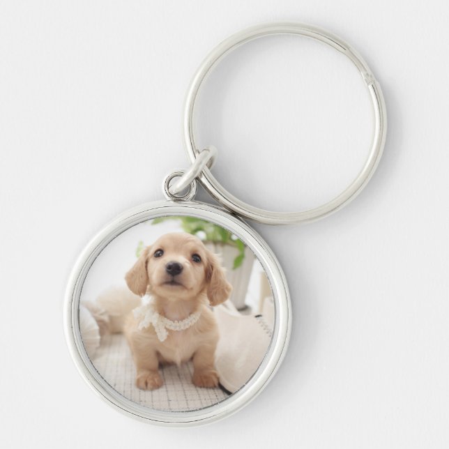 Miniature Dachshund Key Ring (Front)
