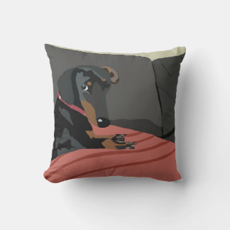 Miniature Dachshund Winston Cushion