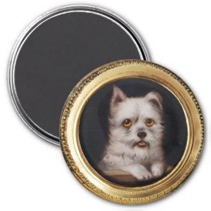MINIATURE DOG PORTRAIT West Highland White Terrier Magnet